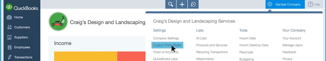 creating forms in quickbooks for mac